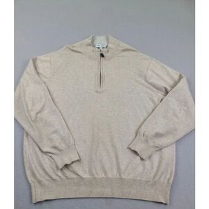 NWOT Peter Millar Cashmere Blend Quarter-Zip Sweater Pullover Men's Large